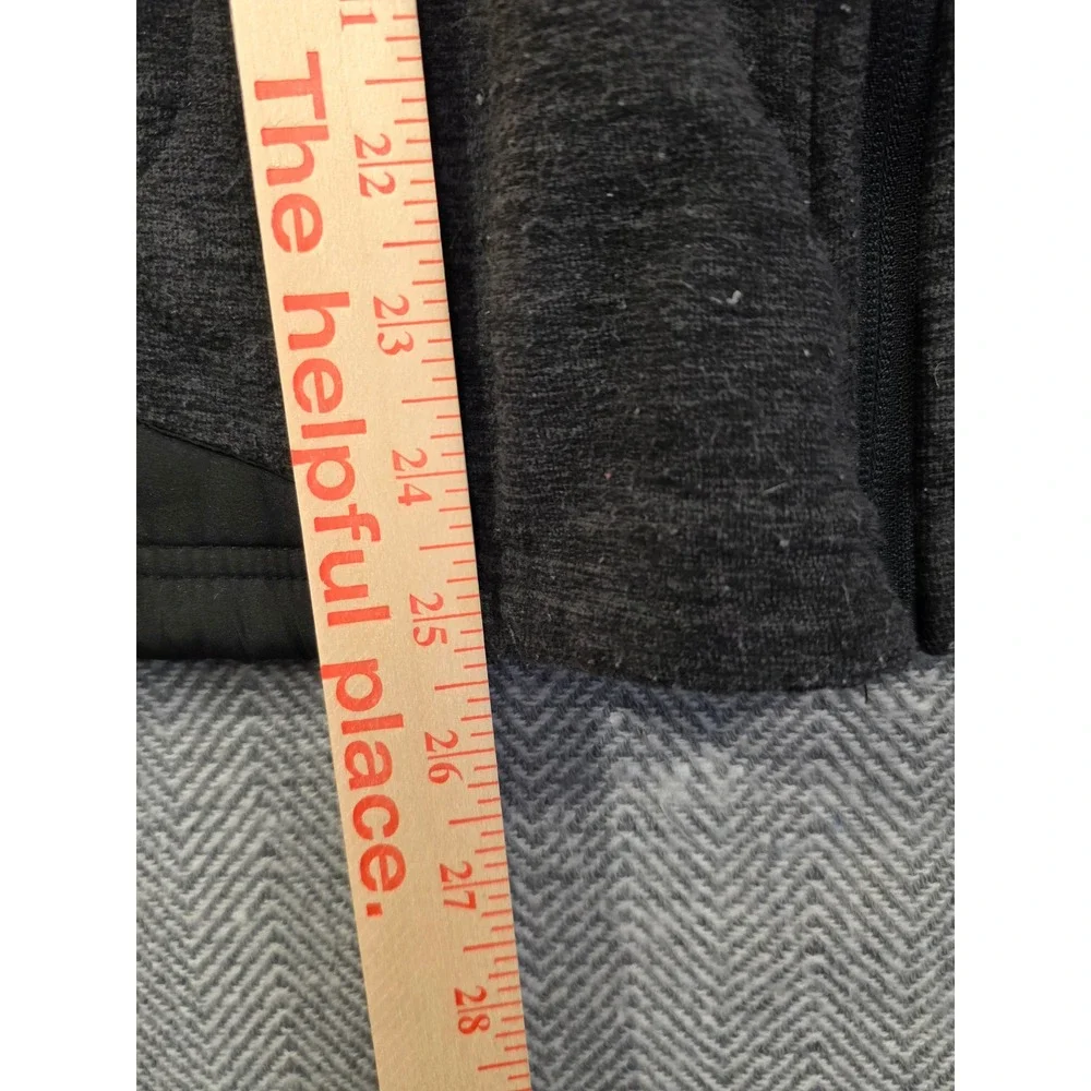 Snozu Performance Mens Full Zip Hoodie Gray Heathered Fleece Jacket Large‎ L